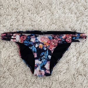 floral bathing suit bottom